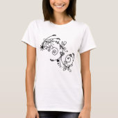 Filigrane Schmetterlinge Tシャツ (正面)