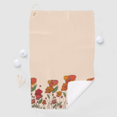 filigranes Mohnfeld  ゴルフタオル (インサイチュ)