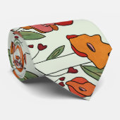 filigranes Mohnfeld ネクタイ (ロール)