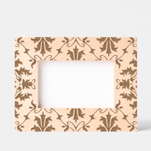Filigreeつる植物 レーザー彫刻フレーム (正面)