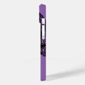 Filigreeスカルインシェードオブパープル Case-Mate iPhoneケース (裏面 / 左)