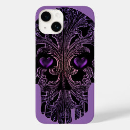 Filigreeスカルインシェードオブパープル Case-Mate iPhone 14ケース
