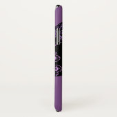 Filigreeスカルインシェードオブパープル Case-Mate iPhoneケース (裏面/右)