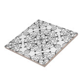 Filigreeリースセラミックタイル-色を選択 タイル (側面)