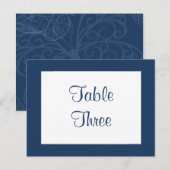 Filigree Butterfly Table Number (ティール（緑がかった色）) ポストカード (正面/裏面)