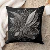 Filigree Floral Mandala クッション (ブランケット)