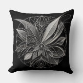 Filigree Floral Mandala クッション (正面)