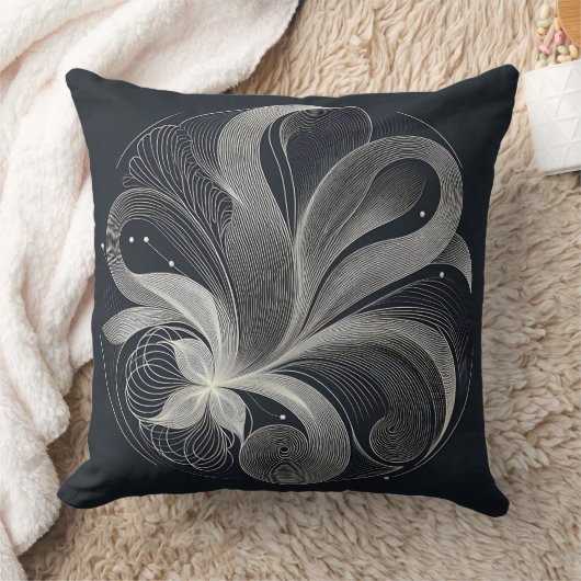 Filigree Flow Circle クッション (ブランケット)