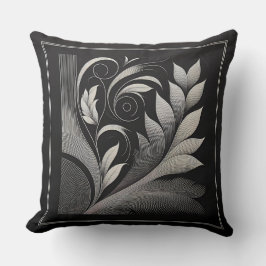 Filigree Leaf Frame クッション