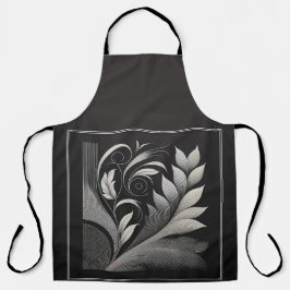 Filigree Leaf Frame Apron エプロン