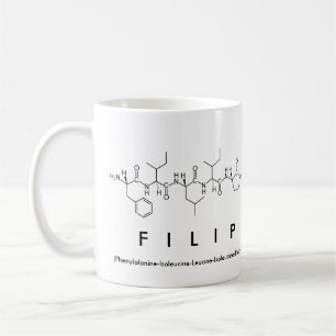 Filipペプチド名mug コーヒーマグカップ