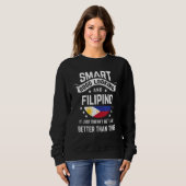 Filipino Flag Native Pride  Philippines Filipino R スウェットシャツ (正面フル)