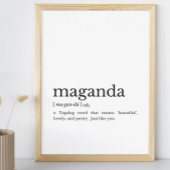 Filipino Gift Maganda Philippines Wall Art ポスター