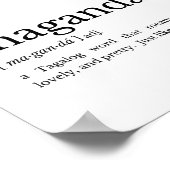 Filipino Gift Maganda Philippines Wall Art ポスター (角)