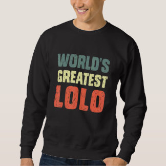 Filipino Grandpa Present - Worlds Greatest Lolo スウェットシャツ