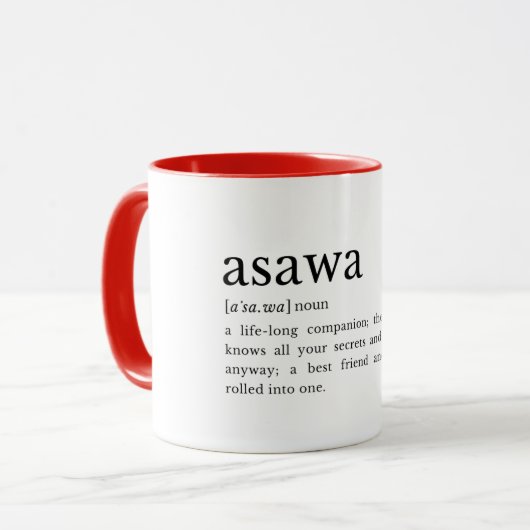 Filipino Husband Wife Romantic Spouse Gift Mug マグカップ (正面左)