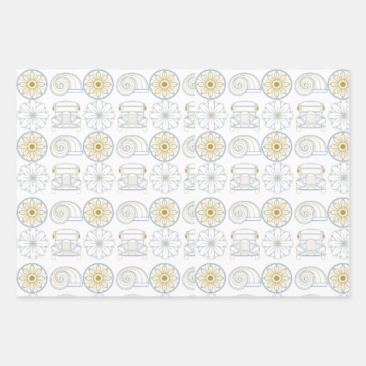 Filipino Inspired Wrapping Paper ラッピングペーパーシート (正面)
