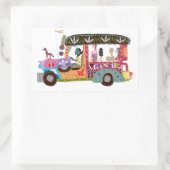 Filipino Jeepney Ride 長方形シール (バッグ)