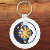 Filipino Lotus Flower Mandala キーホルダー (正面)