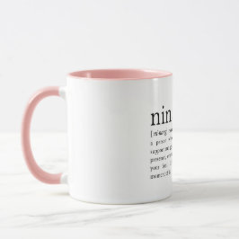 Filipino Ninang Definition Mug, Godmother Gift マグカップ