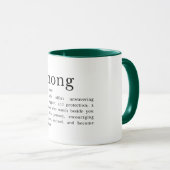 Filipino Ninong Definition Mug, Godfather Gift Mug マグカップ (正面右)