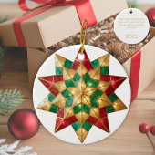 Filipino Parol Christmas Blessing Keepsake セラミックオーナメント