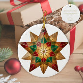 Filipino Parol Christmas Blessing Keepsake セラミックオーナメント