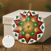 Filipino Parol Inspired Christmas Keepsake セラミックオーナメント