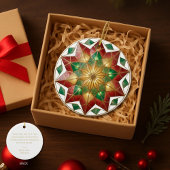 Filipino Parol Inspired Christmas Keepsake セラミックオーナメント
