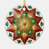Filipino Parol Inspired Christmas Keepsake セラミックオーナメント (正面)