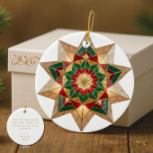 Filipino Parol Warmth and Joy Christmas セラミックオーナメント