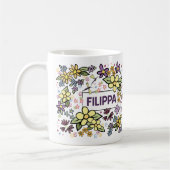 FILIPPA’S FLOWER MUG コーヒーマグカップ (左)