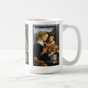 Filippo Lippi,Madonna with the Child and twoAngels コーヒーマグカップ
