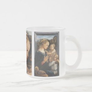 Filippo Lippi,Madonna with the Child and twoAngels フロストグラスマグカップ