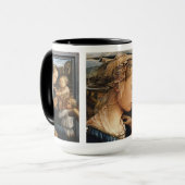 Filippo Lippi,Madonna with the Child and twoAngels マグカップ (正面左)