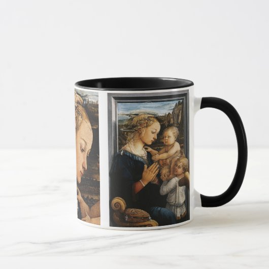 Filippo Lippi,Madonna with the Child and twoAngels マグカップ (右)