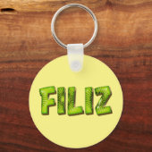 Filiz Name Kiwi Design Schlüsselanhänger キーホルダー (正面)