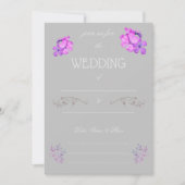 Fill in the Blank Wedding Invitation 招待状 (正面)