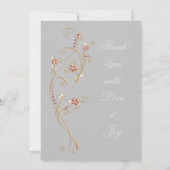 Fill in the Blank Wedding Invitation  招待状 (裏面)