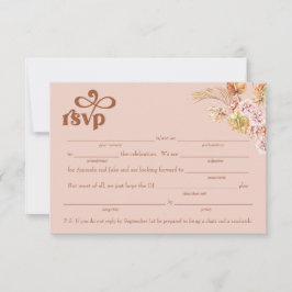 Fill-in-the-w/Song要空白の求RSVPエンクロージャ 招待状