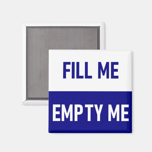 Fill me空の食洗機 マグネット (正面/裏面)