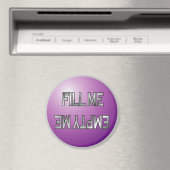 Fill me-Empty me Purple食洗機 マグネット (インサイチュ (食洗機))