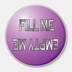 Fill me-Empty me Purple食洗機 マグネット