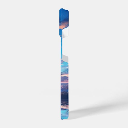 Fille japonaise au milieu de l'eau... iPhoneケース (左側面)