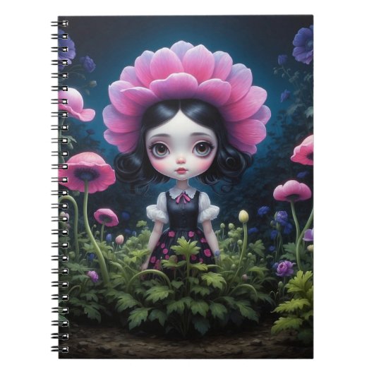 Fille mystérieuse inspiration Mark Ryden ノートブック (正面)