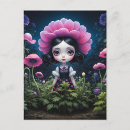 Fille mystérieuse inspiration Mark Ryden ポストカード