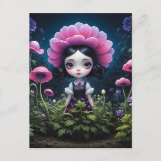 Fille mystérieuse inspiration Mark Ryden ポストカード