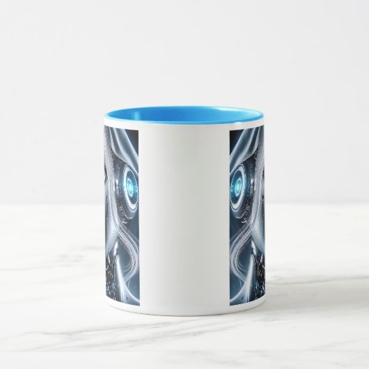 Fillette androïde au regard bleu perçant. マグカップ (中央)