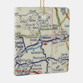 Fillmore CAヴィンテージマップ セラミックオーナメント (右)