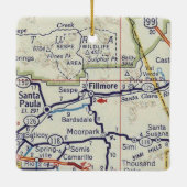 Fillmore CAヴィンテージマップ セラミックオーナメント (裏面)